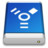 Drive Blue FireWire Icon